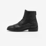 FOUGANZA Сапоги для верховой езды 900, кожаные, со шнурками, для взрослых, черные - фото