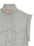 Жилет с карманами BOSS, серый - фото 2