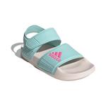 Сандалии детские Adilette PS Adidas, белый/синий - фото 3