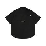 Рубашка с принтом логотипа A Bathing APE Aape, черный - фото 3