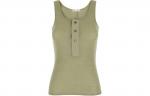 Топ без рукавов с пуговицами AMIPARIS, зеленый - фото 3