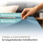 Простыня Carpe Sonno серо-голубой, 200/200 см - фото 6