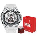 MARVEL Часы Energy Collection Iron Man Electronic Movement TPU Strap Watch Men's Watch Gray Dial - фото