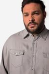Рубашка на пуговицах Comfort fit Men Plus, серый - фото 4