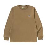 Футболка BAPE Sta One Point Long-Sleeve Tee, Beige - фото