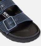Сандалии из рафии Milano Luxe Birkenstock 1774, Dark Navy - фото 6