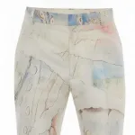 Брюки Casual SS22 Alexander McQueen, белый - фото