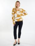 Вязаная кофта Usha, желтый - фото