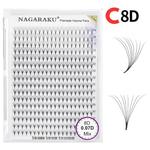 Ресницы Nagaraku Готовые комочки C 0,07 Микс 8D, 320 шт. Project Lashes - фото