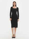 Трикотажное платье обычного кроя Mandola 58510 Luisa Spagnoli, черный - фото