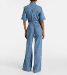 Джинсы Dunford с широкими штанинами Veronica Beard, Amethyst Frost - фото 3