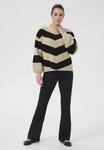 Джемпер Kaffe KAVERANA KNIT PULLOVER, Feather Gray M Black Stripe/Mottled Grey - фото 2