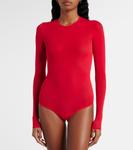 Боди из прозрачной сетки Wardrobe.NYC, красный - фото 3