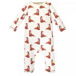 Комбинезон из органического хлопка Touched by Nature, 3 шт., Boho Fox Touched by Nature, кремовый - фото 2