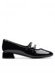 Балетки Daiss 30 Shine Clarks, черный - фото