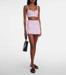 Мармо потертая джинсовая мини-юбка Pucci, Laser Rosa - фото 2