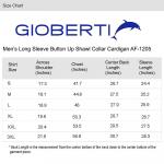 Gioberti Мужской тяжелый вязаный кардиган с длинными рукавами и воротником с шалевым воротником, коричневый - фото 5