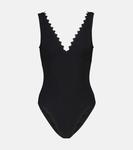 Купальник Ines с v-образным вырезом KARLA COLLETTO, черный - фото