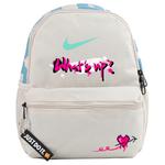 Nike Тканевый рюкзак женский серо-белый - фото