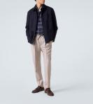 Пальто из чистой шерсти Field Jacket Slowear, Blue Scuro - фото 2