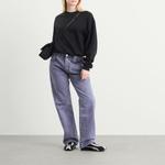 Джинсы Batten с эффектом кислотной стирки Aries, фиолетовый - фото 4