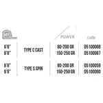 Спиннинговое удилище Jatsui Intrepid Type S, серебряный - фото 2