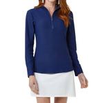 Влагоотводящий топ Essentials Performance темно-синего цвета Cabana Life - фото