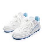 Кроссовки Lazy Bons Stylish Skateboarding Unisex, белый/голубой - фото 3