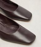 Кожаные туфли-лодочки Anna Calvin Klein Collection, Currant - фото 5