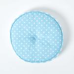 Подушка Homescapes синий, 43/43/7 см - фото 2