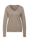 Джемпер Street One V-NECK, Beige/Brown - фото 4