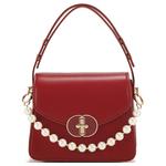 PAYOT Синтетическая кожаная сумка через плечо, Ancora Red - фото 4