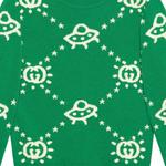 Детский свитер Gucci, зеленый - фото 7