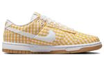 Женские кроссовки для скейтбординга Nike Dunk, White/Yellow - фото 2
