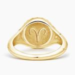 Кольцо с бриллиантом и знаком зодиака Овен Brilliant Earth - фото 3