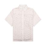 Топ Honor The Gift Crochet Button Up, Bone - фото