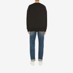 Свитшот с логотипом Alexander McQueen, черный - фото 4