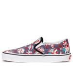 Кроссовки classic slip-on 'floral' Vans, красный - фото