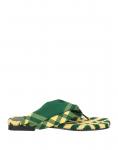 Сандалии Burberry, зеленый - фото