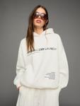 Толстовка Bershka, Off white - фото 2