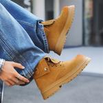 Chi Wolf Черные короткие ботинки мартин, цвет Black - фото 5