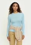 Топ Soft Rebels Long sleeved top, 241 Cashmere Blue Melange/Blue - фото
