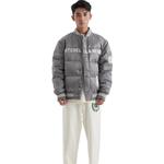 Пуховик унисекс серый Mitchell Ness - фото 3