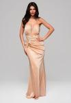 Ombre Вечернее платье в бежевом цвете - фото