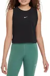 Майка для тренинга Nike Pro Dri-FIT для девочек, черный - фото 2
