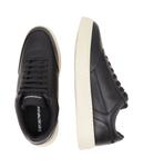 Кроссовки мужские Emporio Armani из натуральной кожи, черный - фото 4