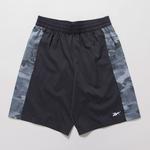 Тканые шорты с камуфляжным рисунком "поезд" Reebok, цвет Black_100028674 - фото 5