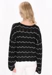Джемпер usha SWEATER, Black Offwhite/Black - фото 3