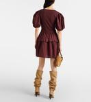 Мини-платье Tilda из хлопковой смеси Ulla Johnson, Bordeaux - фото 3