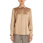 MaxMara Женская рубашка цвета хаки - фото 5
